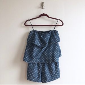 Club Monaco Leele Denim Romper